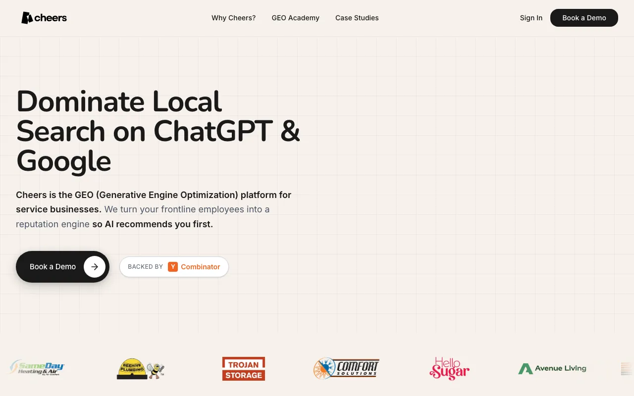 Cheers (YC S24) — preview screenshot