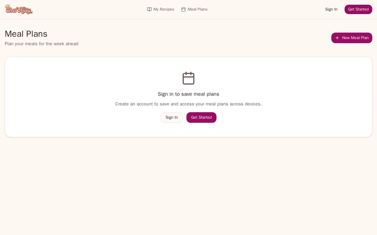 ChefKitty.ai — pricing page