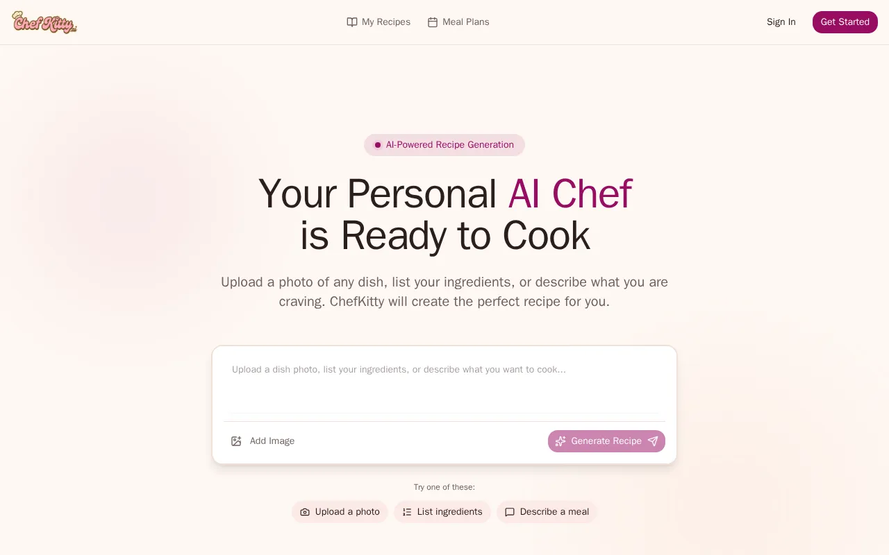 ChefKitty.ai — preview screenshot