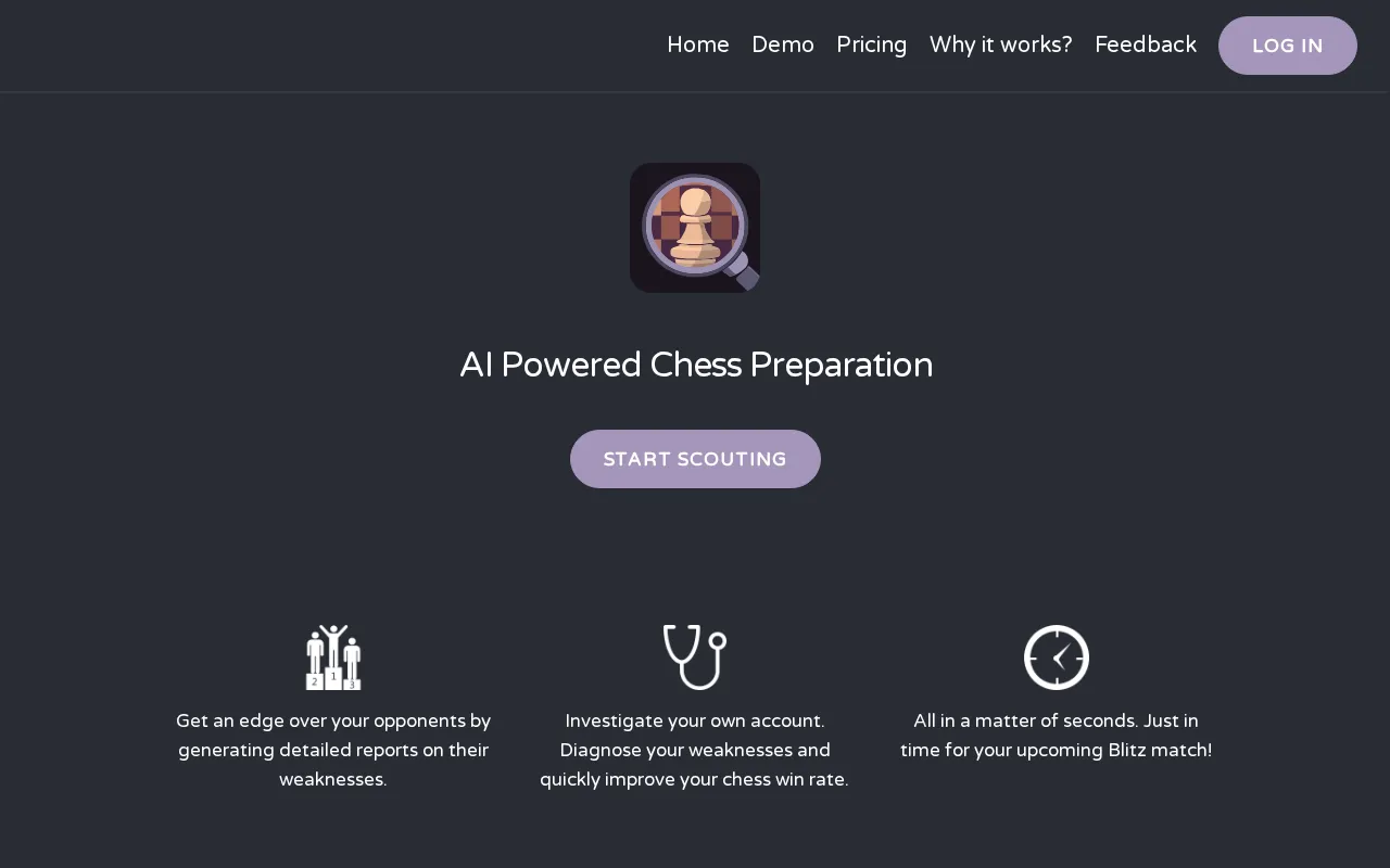 ChessComScout — pricing page