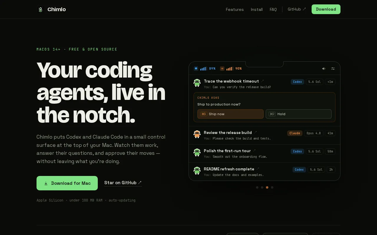 Chimlo — preview screenshot