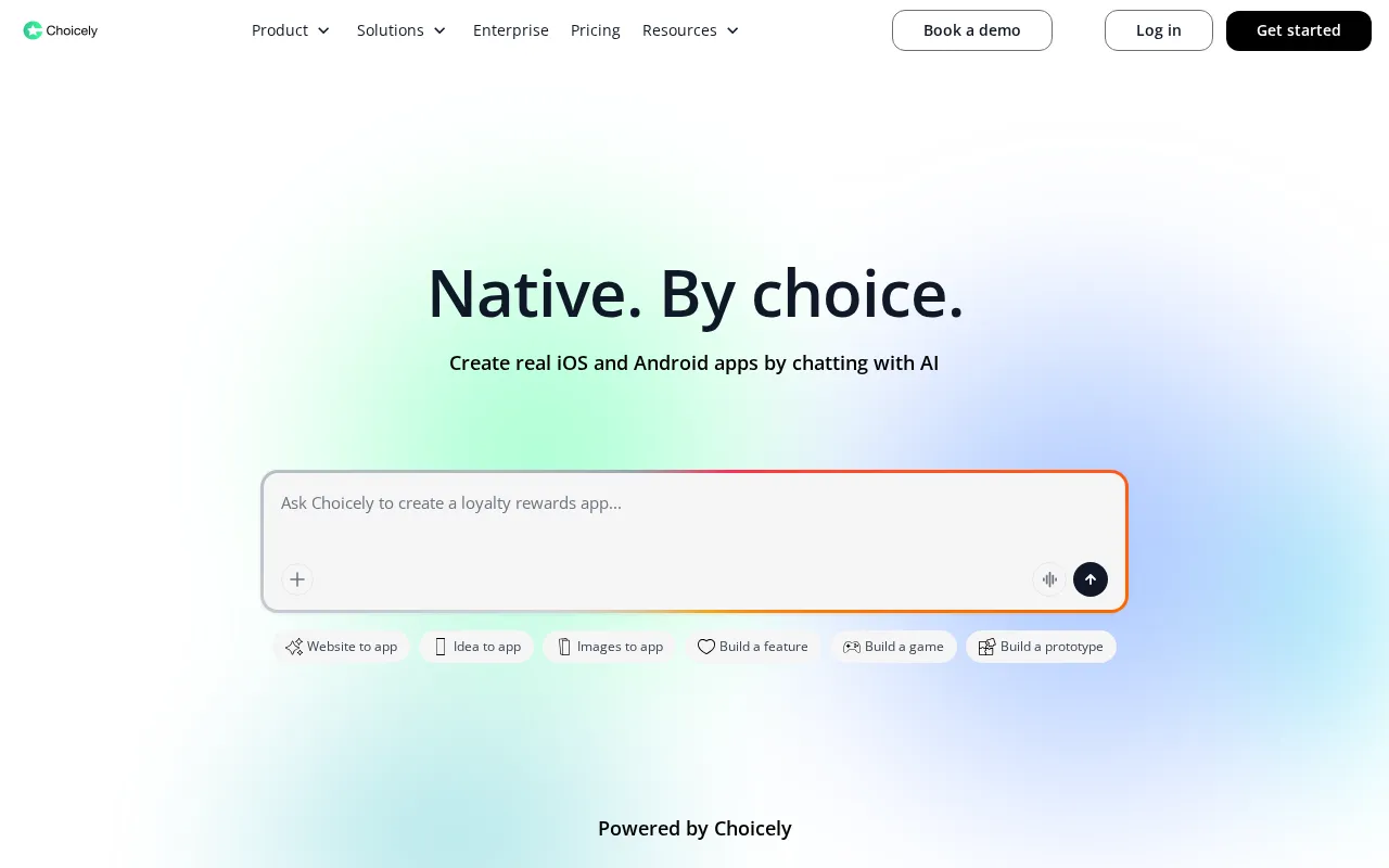 Choicely — preview screenshot