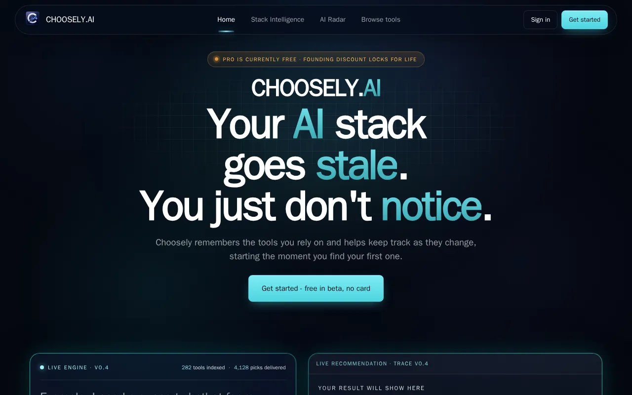 Choosely.ai — preview screenshot