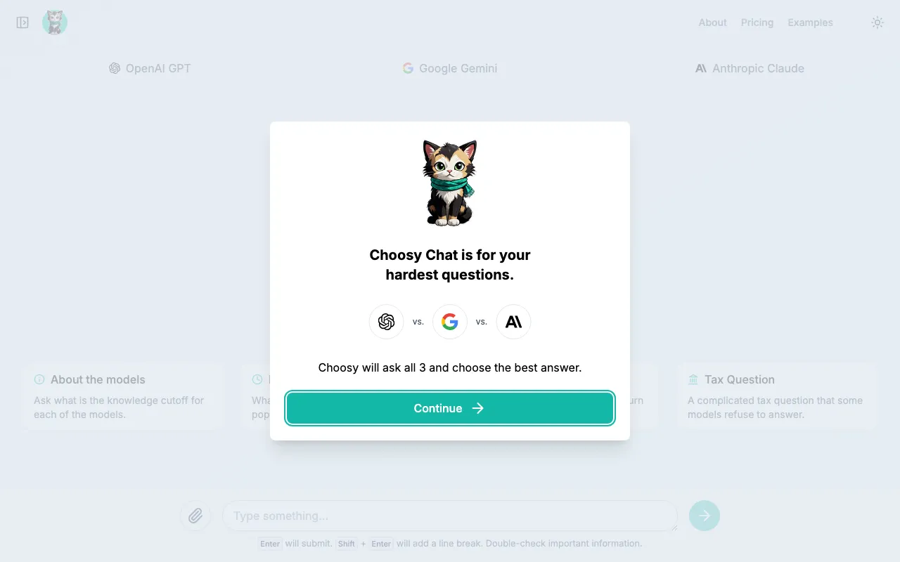 Choosy Chat — preview screenshot