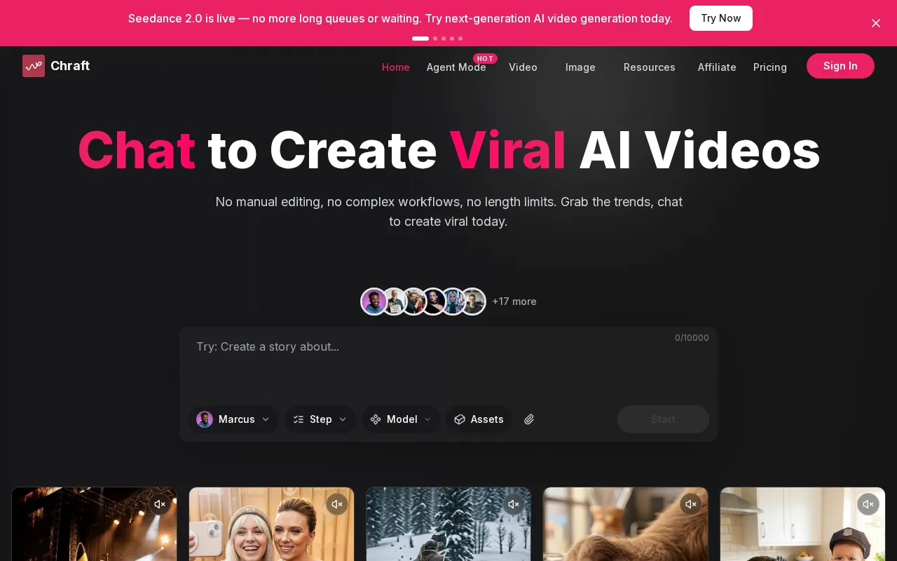 Chraft AI — preview screenshot