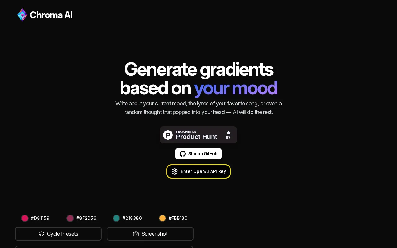 Chroma AI — preview screenshot