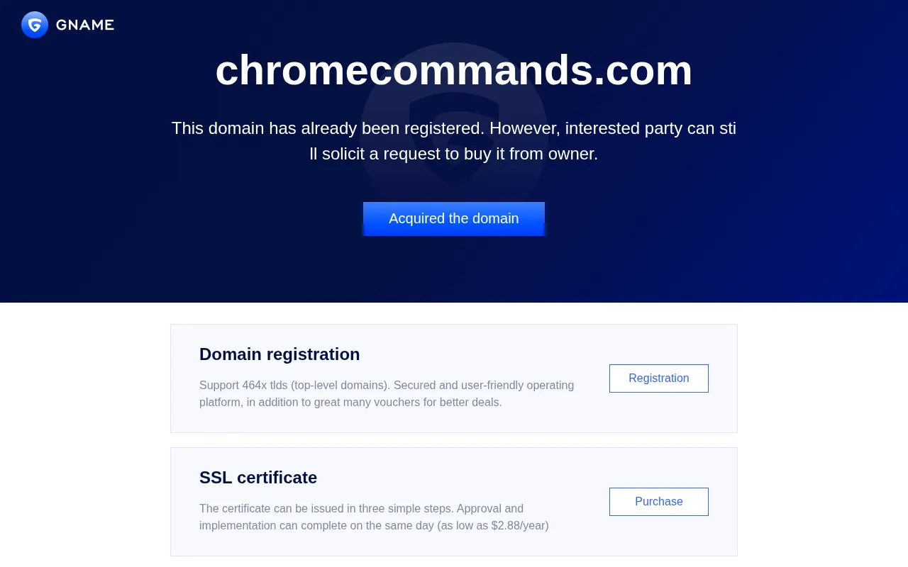 gname.com — preview screenshot