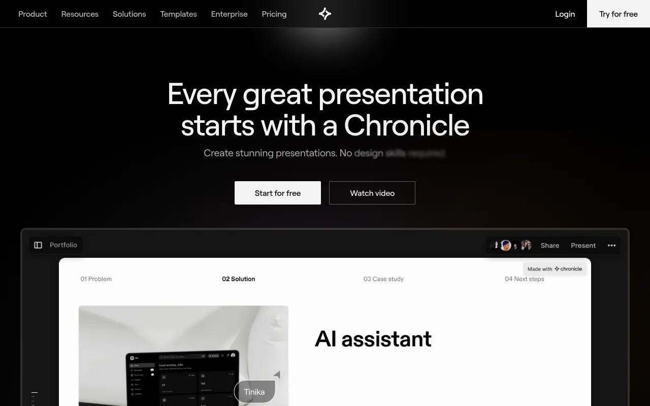 Chronicle — preview screenshot