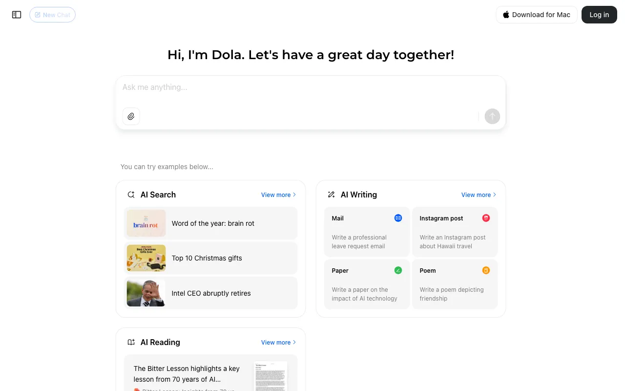 Dola — preview screenshot