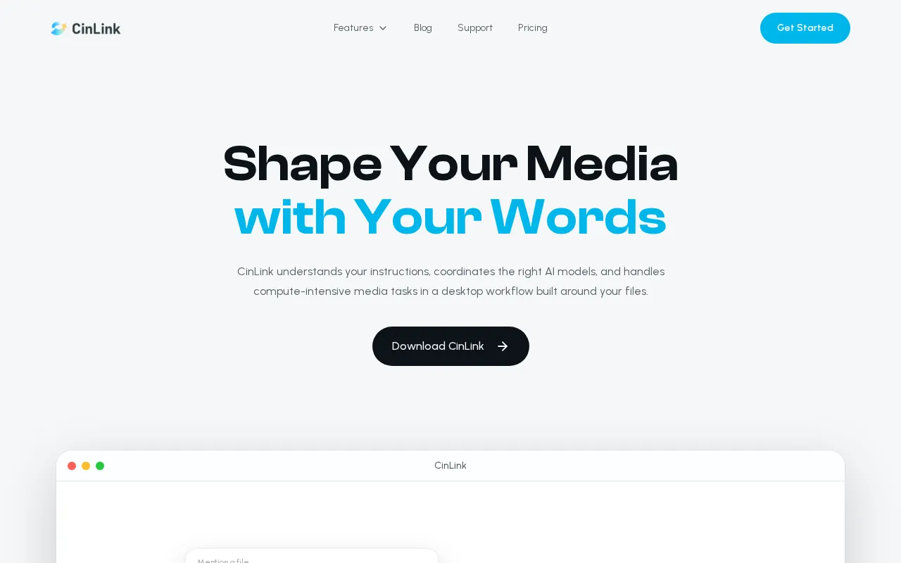 CinLink — preview screenshot