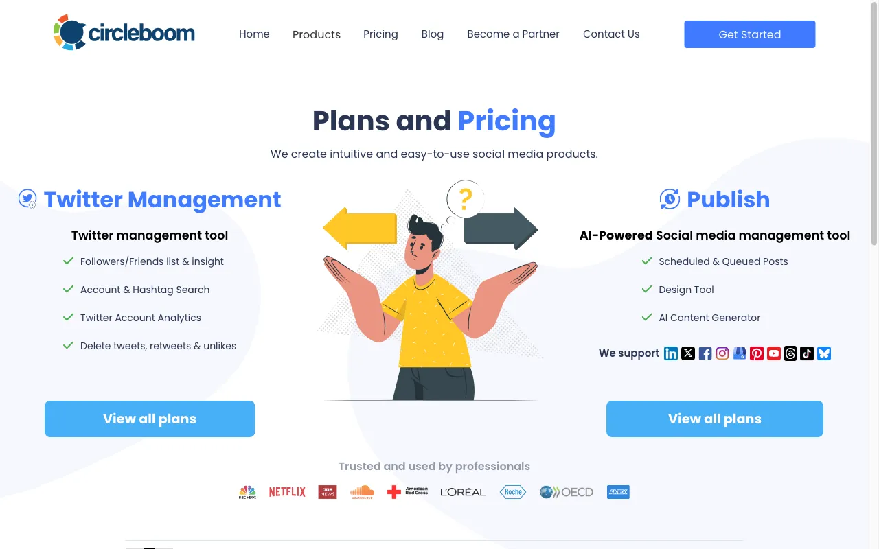 Circleboom — pricing page