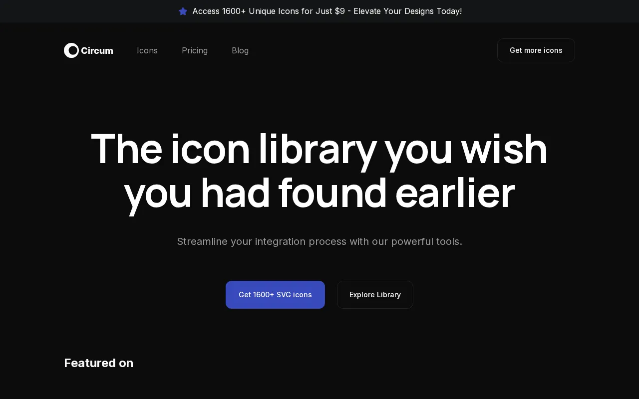 Circum Icons — preview screenshot