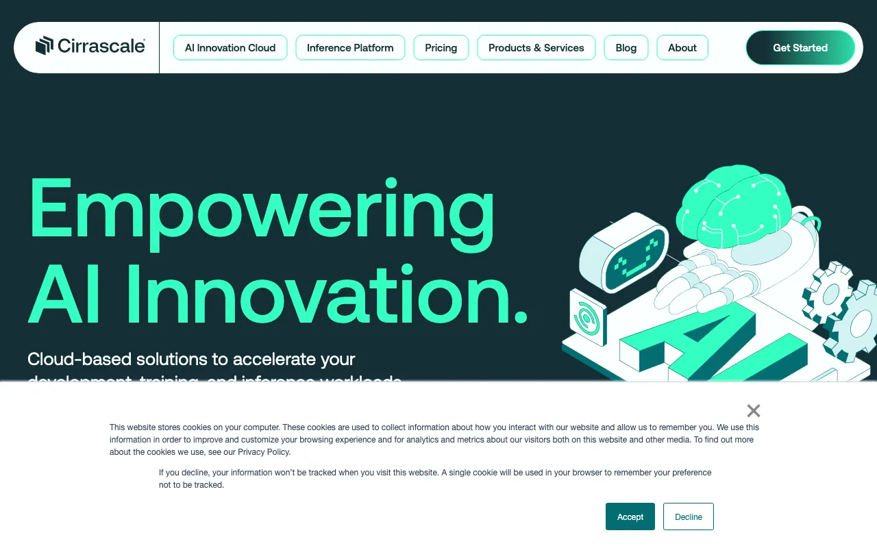 cirrascale.com — preview screenshot