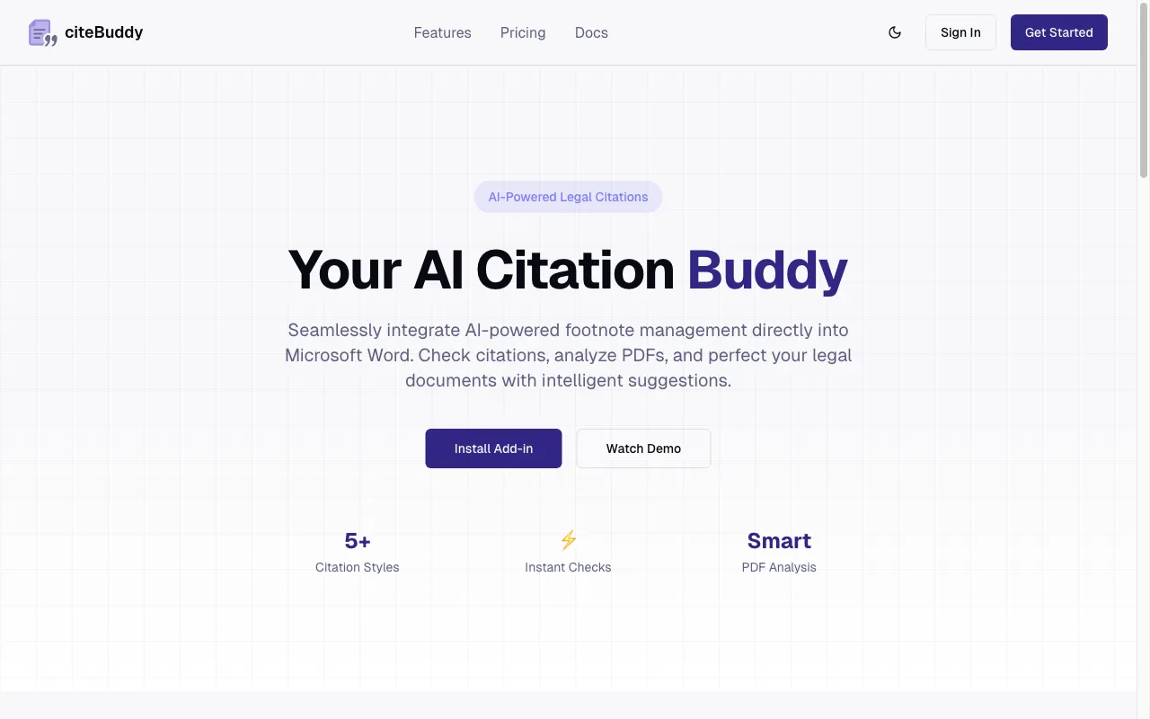 CiteBuddy — preview screenshot