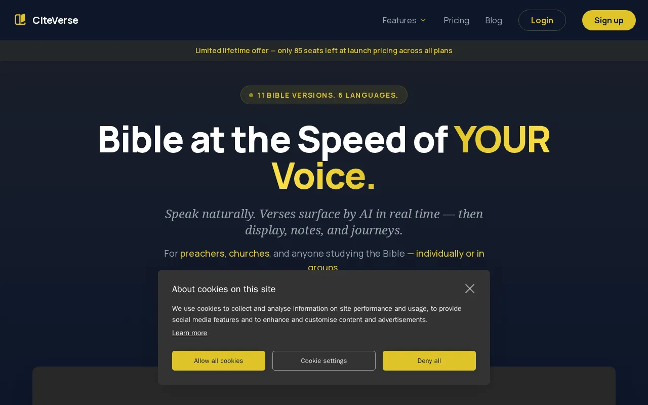 CiteVerse — preview screenshot