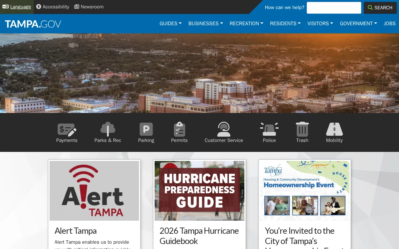 City of Tampa — preview screenshot
