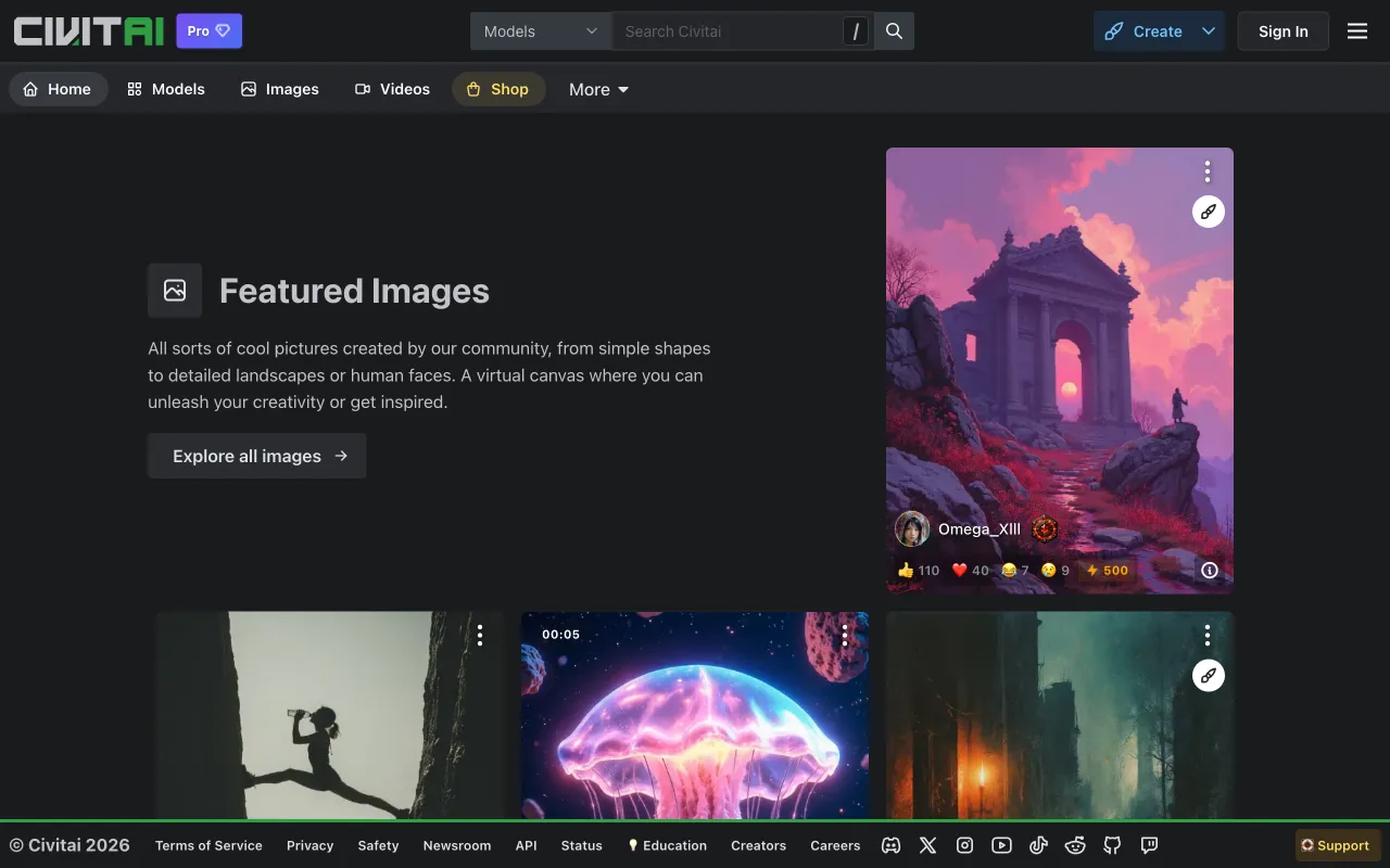 Civitai green — preview screenshot
