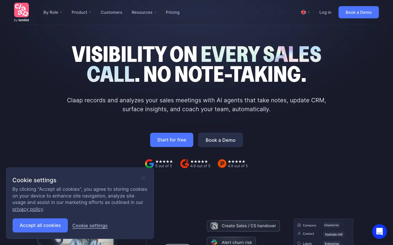 Claap 2.0 — preview screenshot