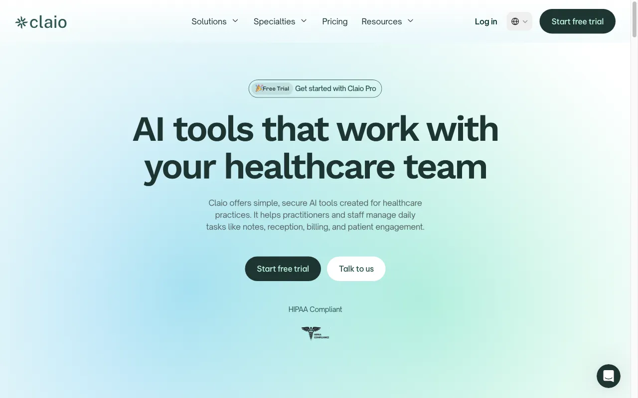 Claio.ai — preview screenshot