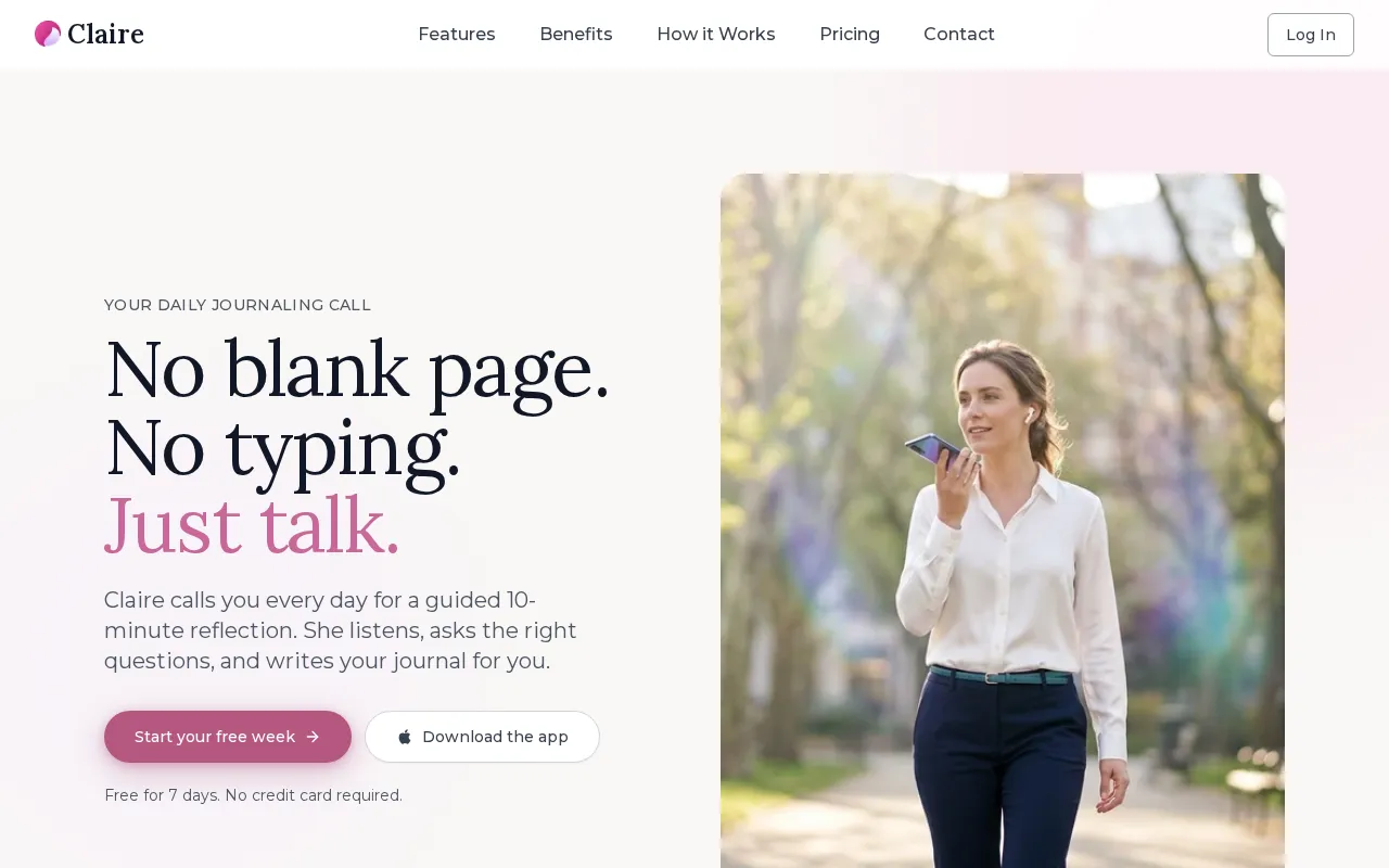 Claire — preview screenshot