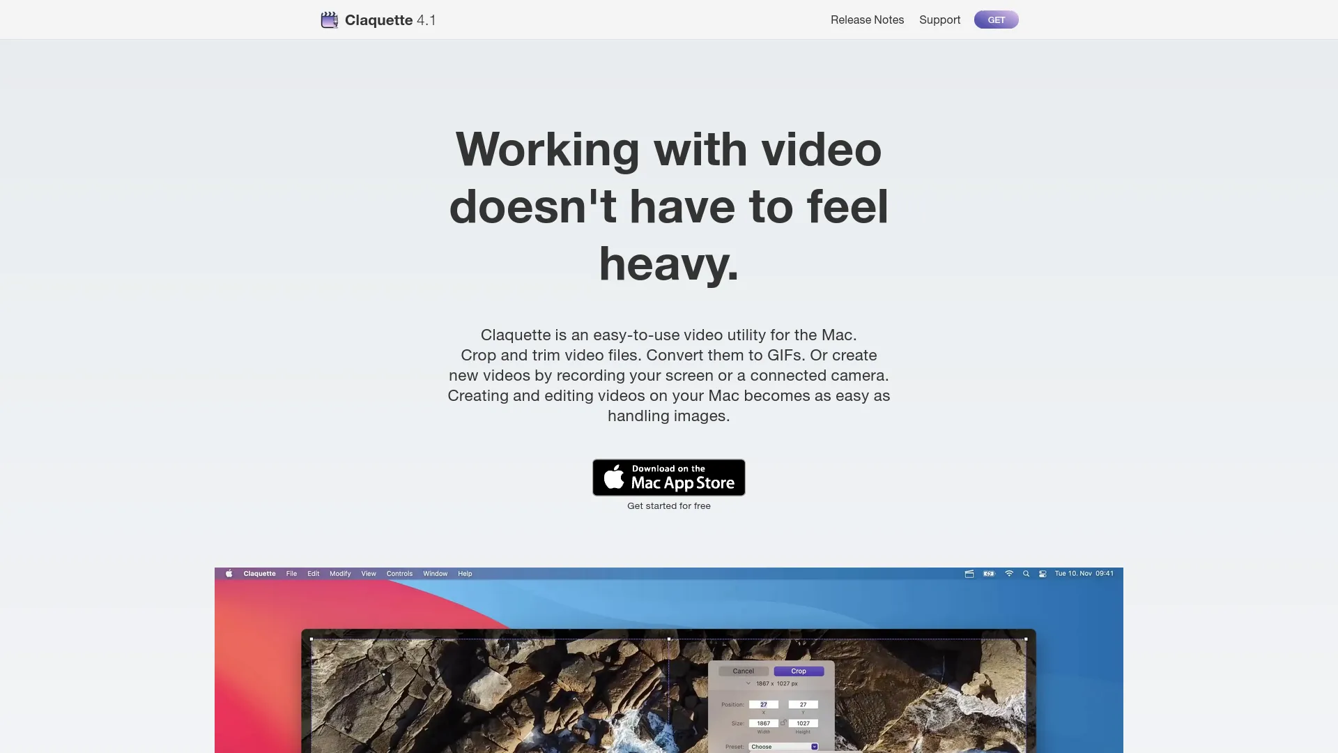 Claquette — preview screenshot