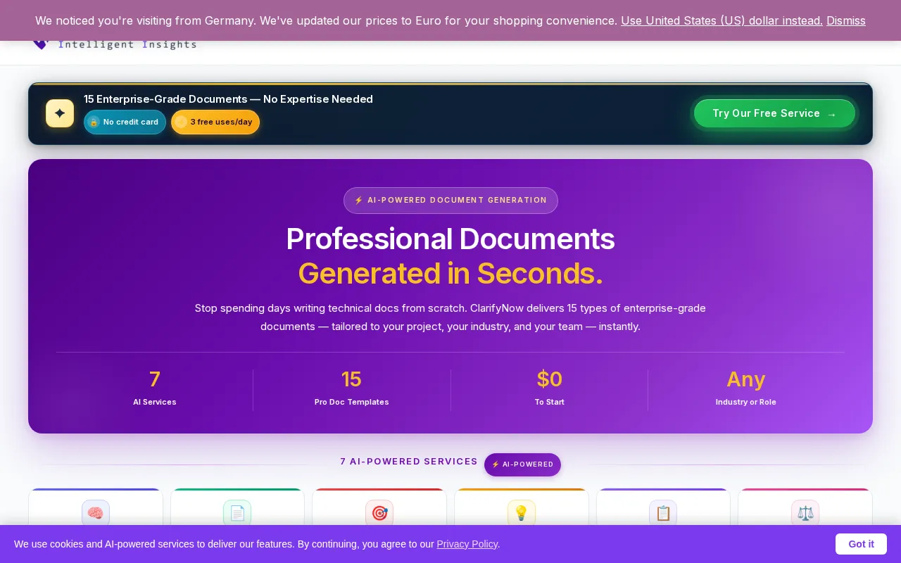 ClarifyNow.AI — preview screenshot