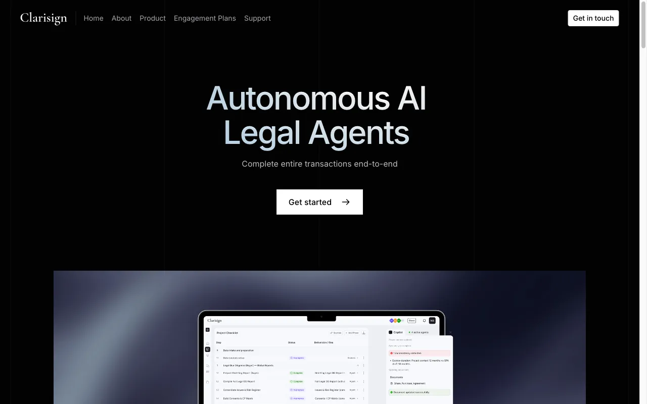 Clarisign — preview screenshot