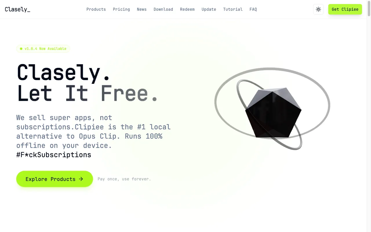 Clasely V1 — preview screenshot
