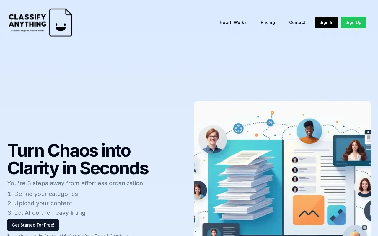 Classify Anything — preview screenshot