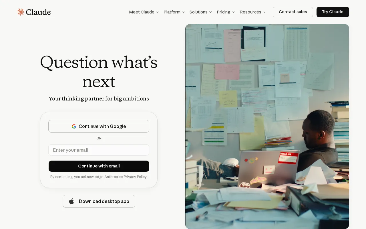 Claude AI — preview screenshot
