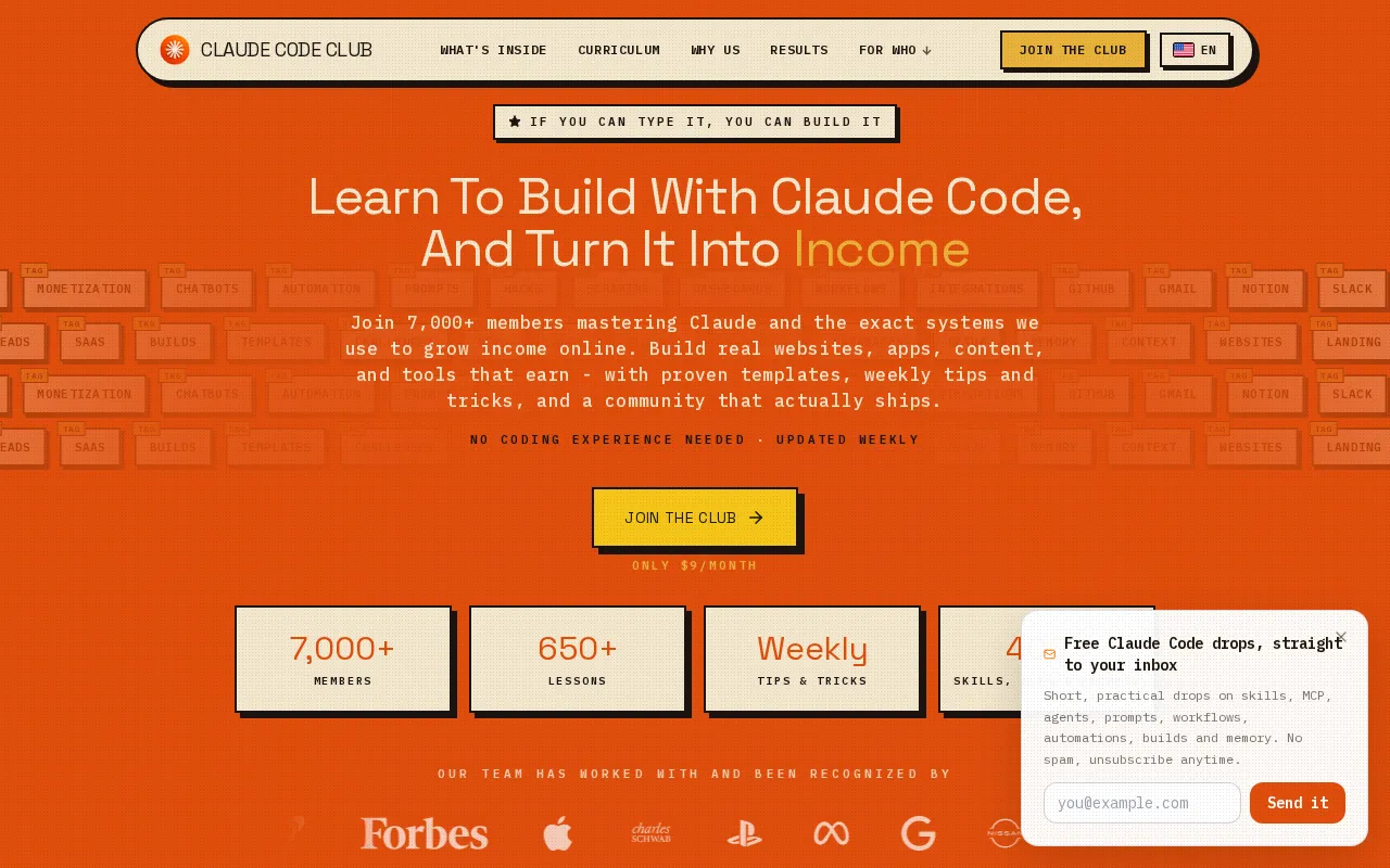 Claude Code Club — preview screenshot