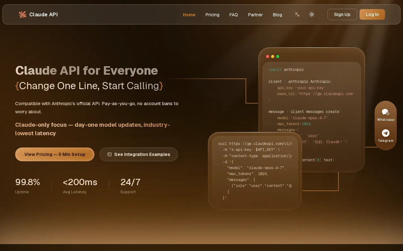claudeapi.com — pricing page