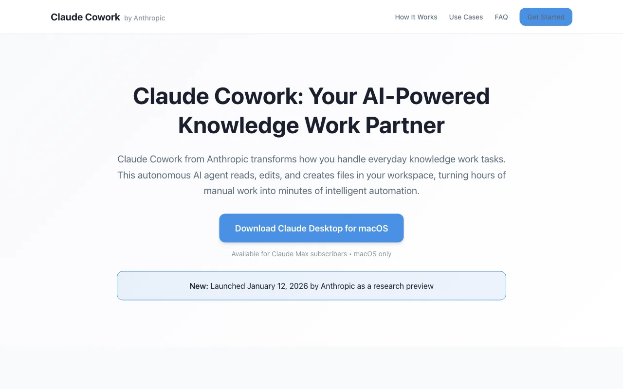 Claude Cowork — preview screenshot
