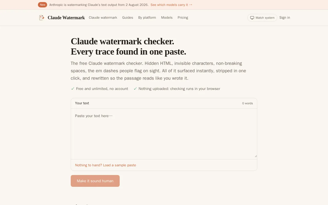 Claude Watermark Remover — preview screenshot