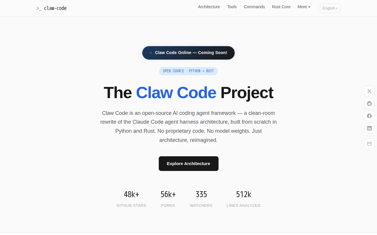 Claw Code — preview screenshot