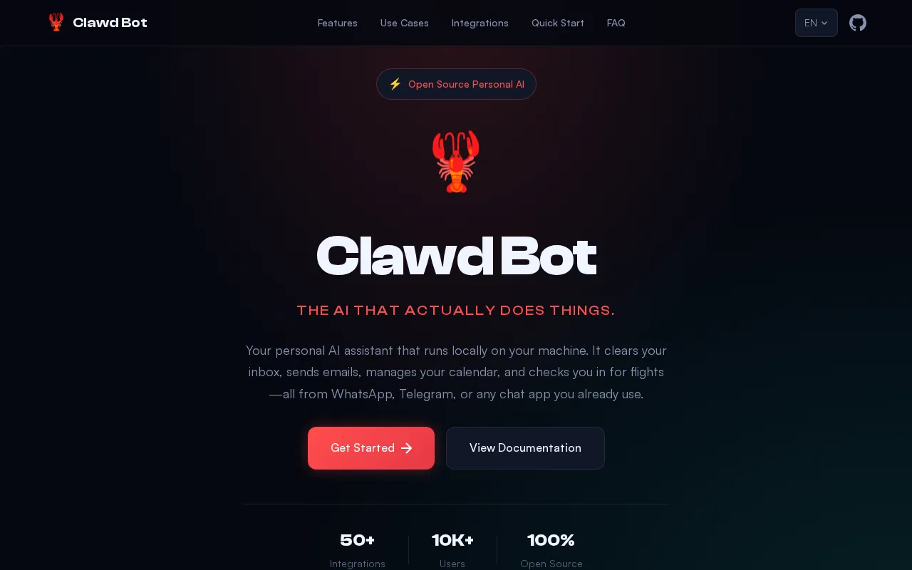 Clawd Bot — preview screenshot