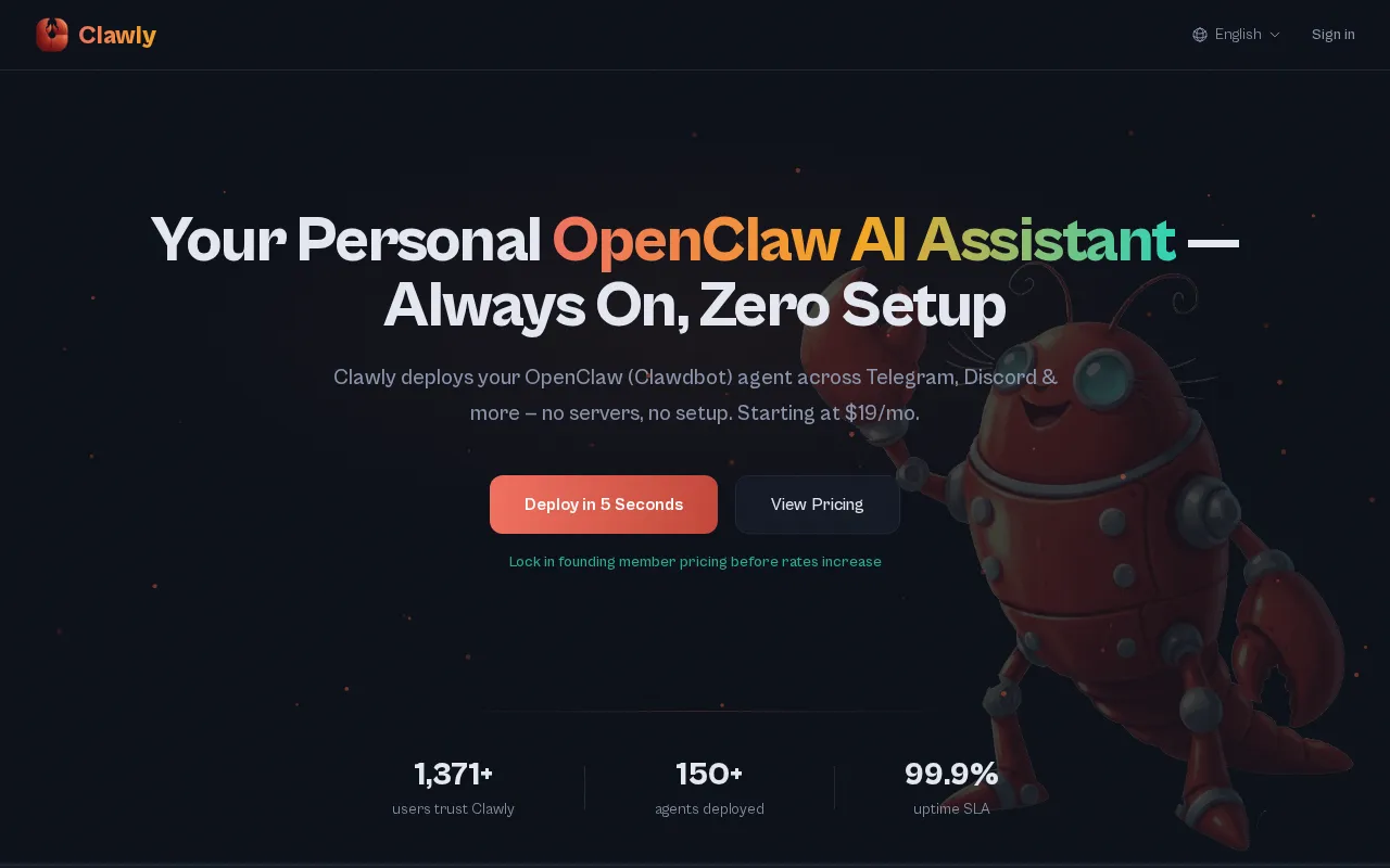 Clawly — preview screenshot