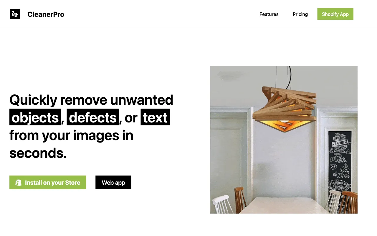 CleanerPro Image Editor — preview screenshot