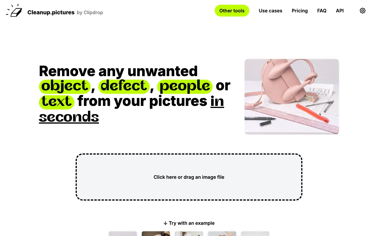 Cleanup.pictures — preview screenshot
