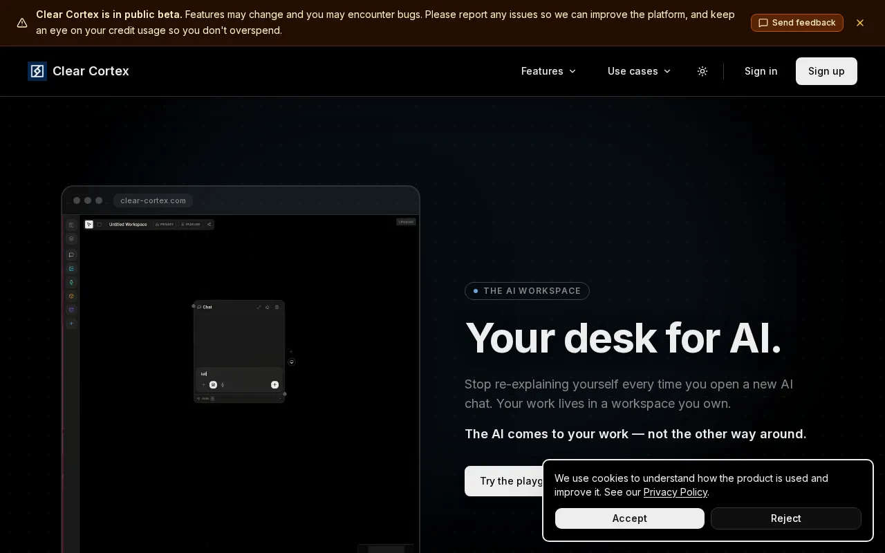 Clear Cortex — preview screenshot