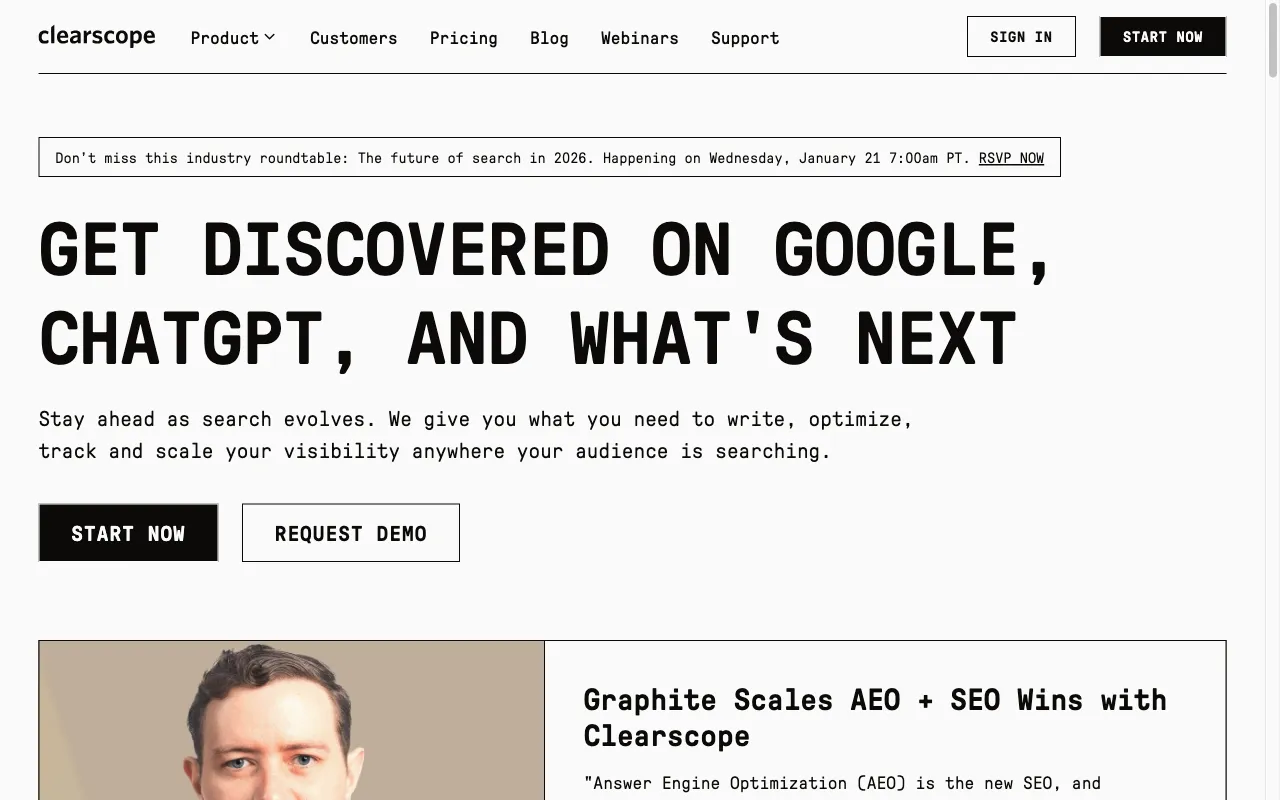 Clearscope — preview screenshot