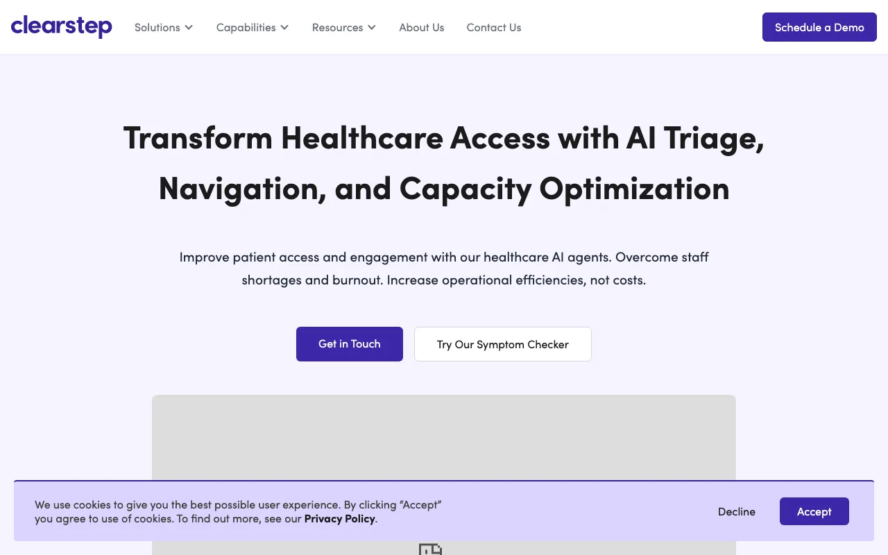 Clearstep Health — preview screenshot