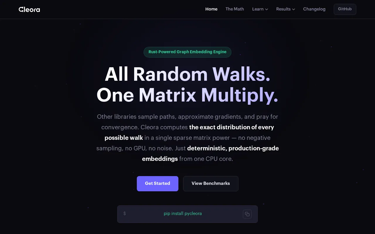 Cleora — preview screenshot