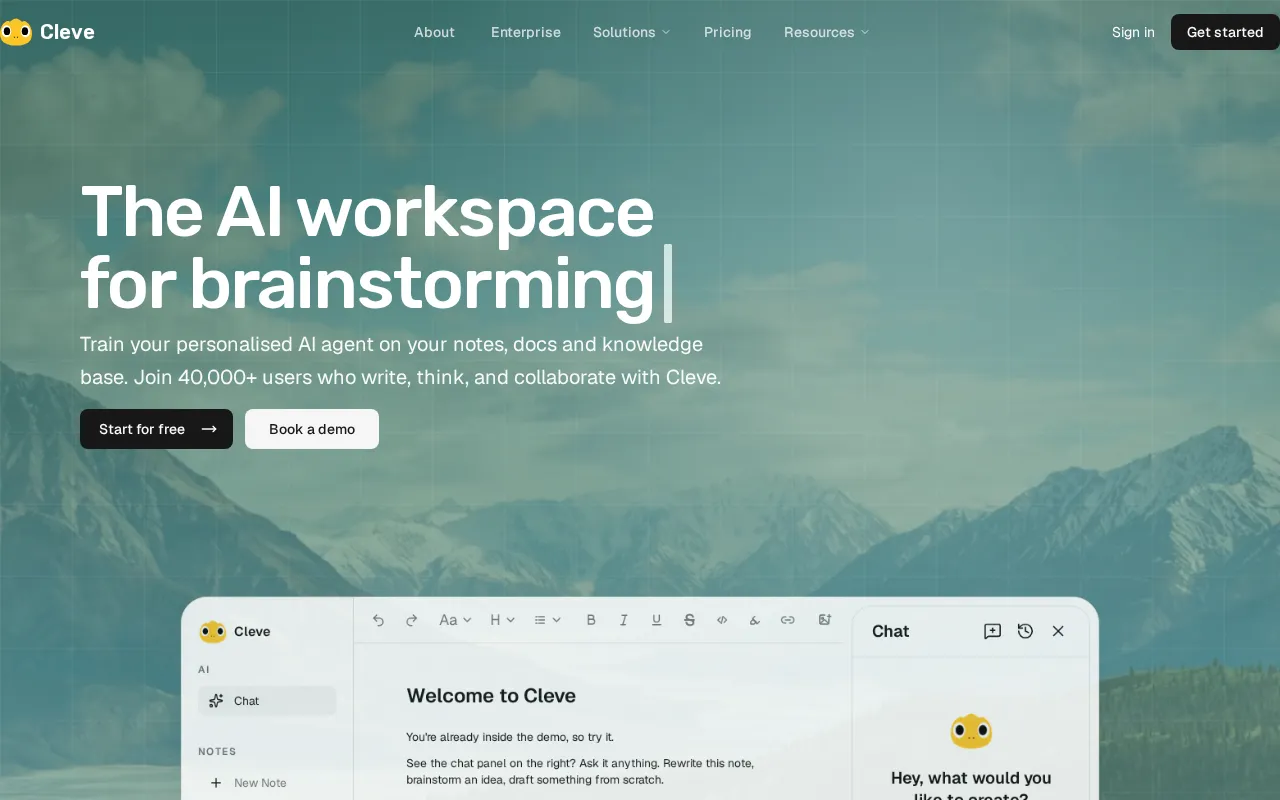 Cleve — preview screenshot