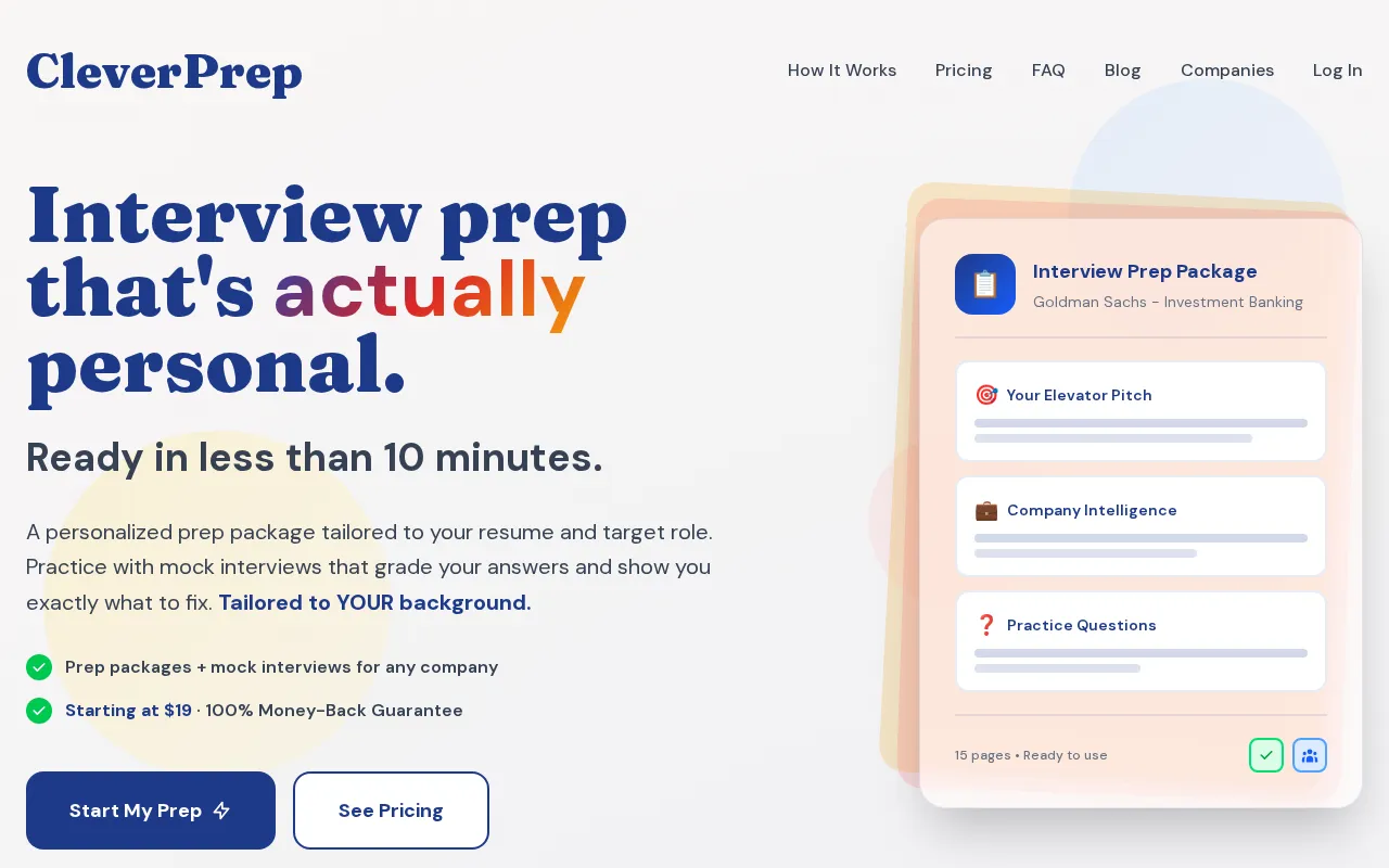 CleverPrep — preview screenshot