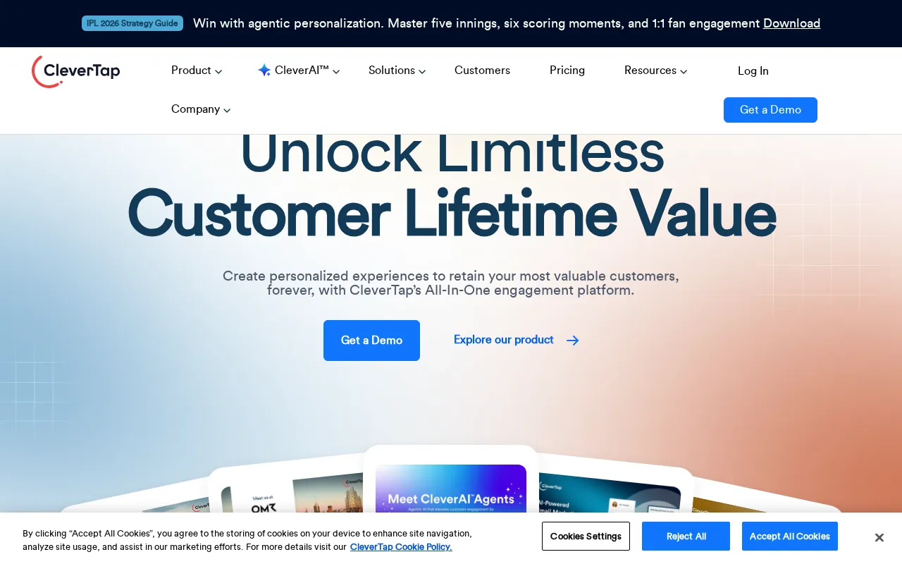 CleverTap — preview screenshot