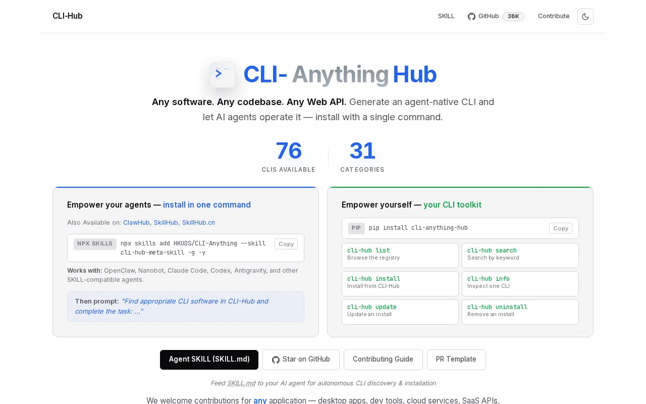 Cli-Anything — preview screenshot