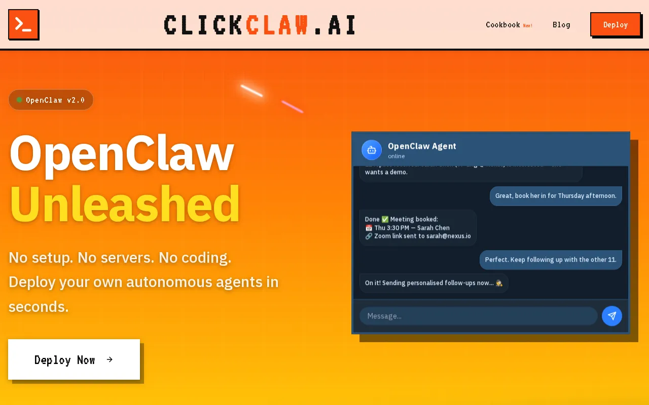 ClickClaw.AI — preview screenshot