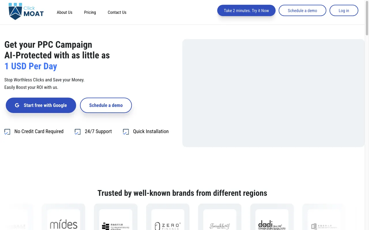ClickMoat — preview screenshot