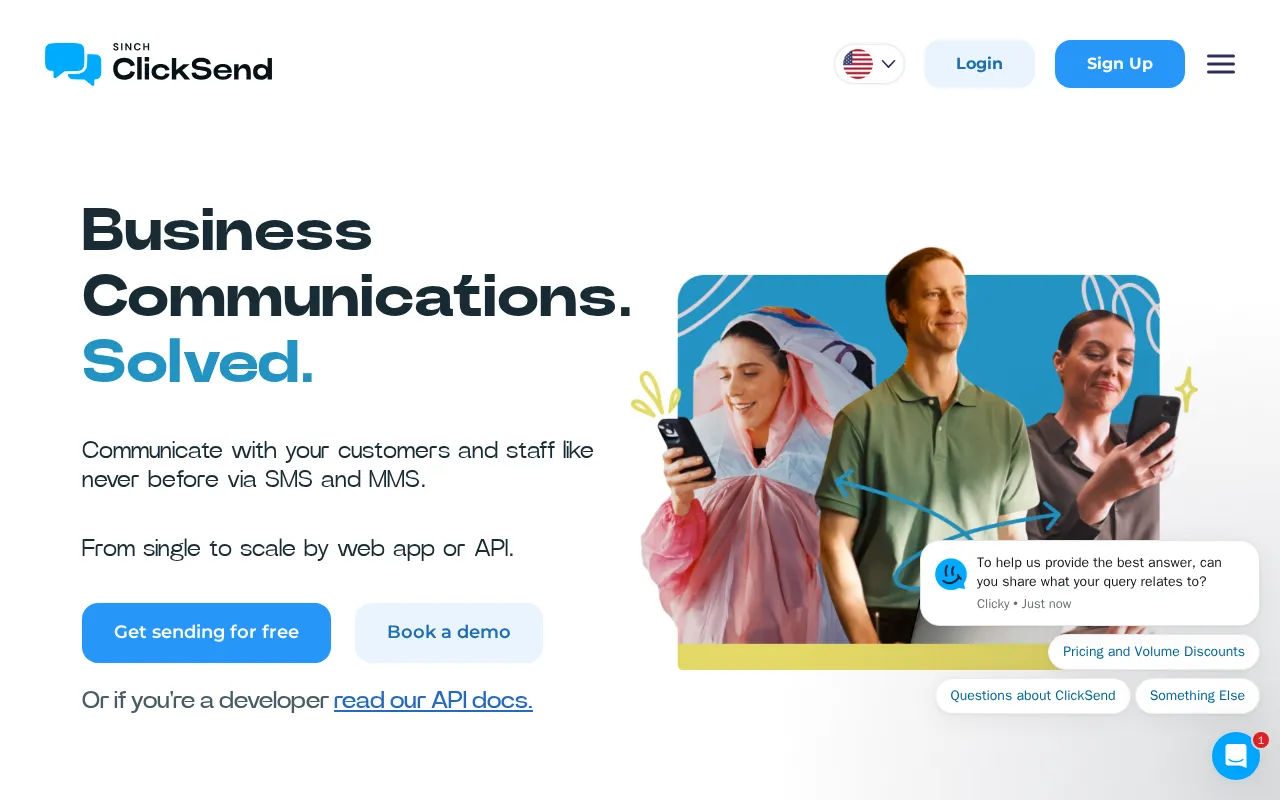 Clicksend — preview screenshot
